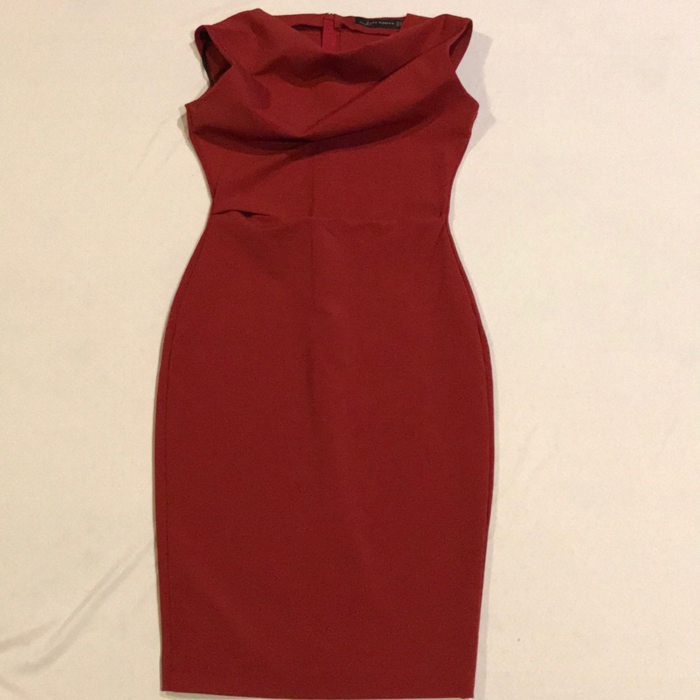 Zara Crimson Dress